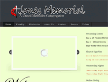 Tablet Screenshot of jmumc.org